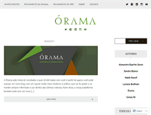 Tablet Screenshot of blog.orama.com.br